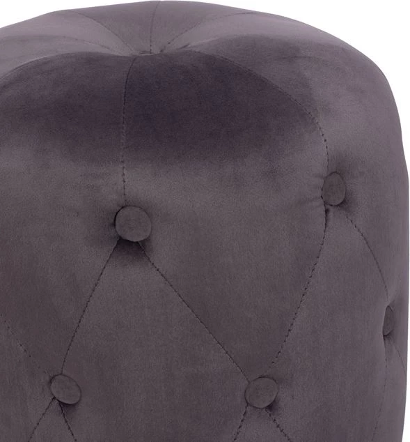 Karrige për bar kadife Torrie FH8405.01 ngjyrë hiri me bazë argjendi '37x46cm