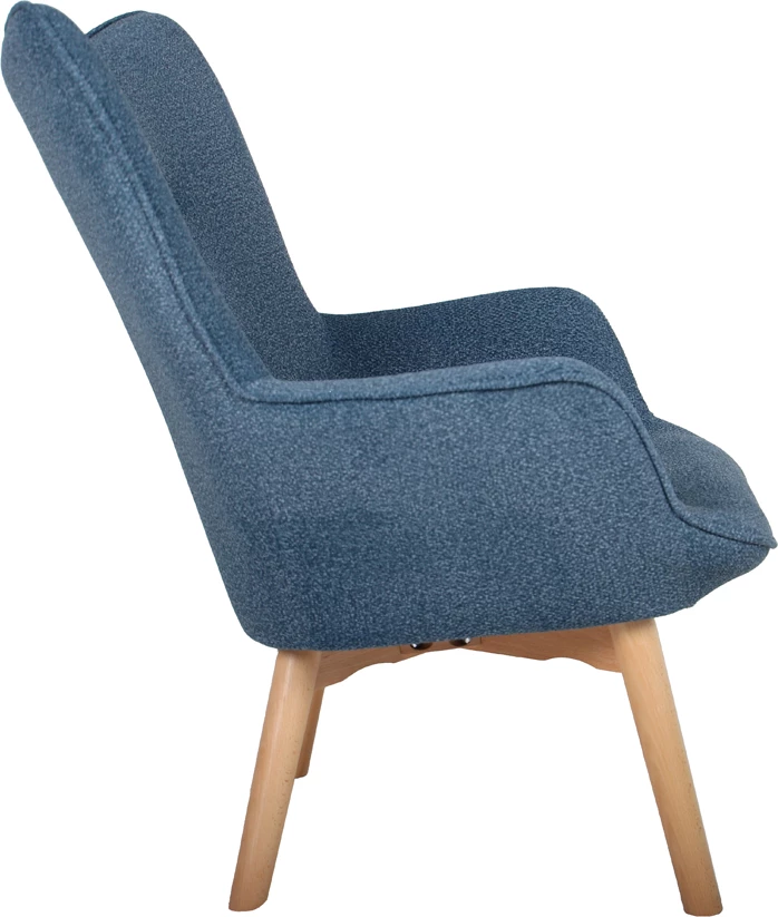 Fotel NAVONA, ngjyrë petrol, 72x82x94 cm