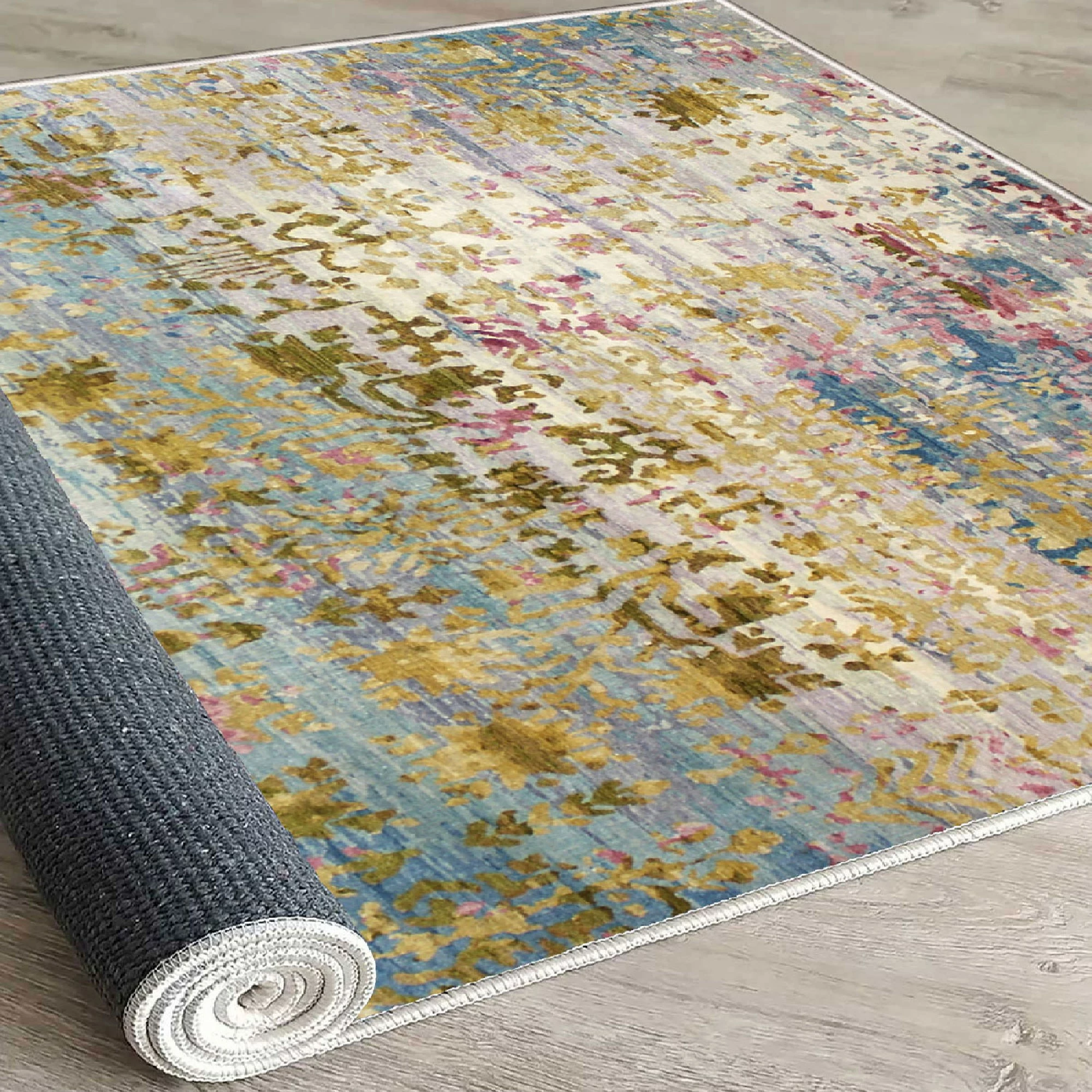Qilim velvet, shumëngjyrësh, 80x120cm, Conceptum Hypnose, Els1895