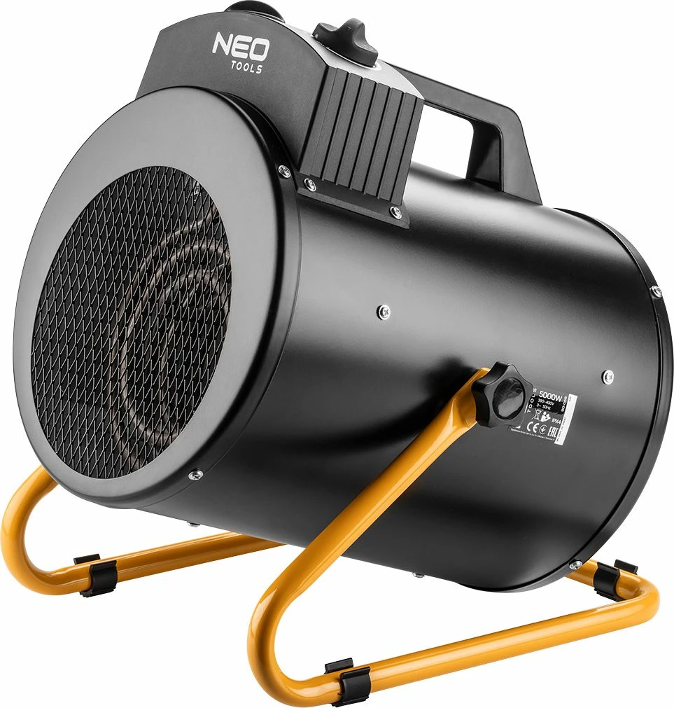 Ngrohës elektrik industrial Neo 90-069 5 kW IPX4, zi/verdhe