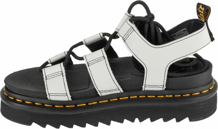 Sandale për femra Dr. Martens, të bardha dhe të zeza [Madhësia: 37]