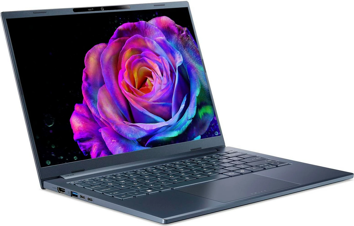 Laptop Acer Swift Go 14 AI SFG14-75-97W4, Core Ultra 9, 32GB RAM, 1TB SSD, OLED 14" 1920x1200, Windows 11 Home, Steam Blue