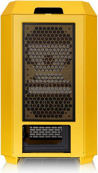 Kasë Thermaltake The Tower 250, Mini Tower, LCD Display, Butter Caramel, e verdhë