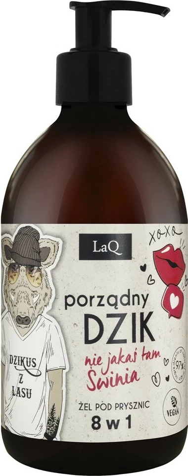 Shower gel për meshkuj LaQ Proper Wild 8w1, 500ml
