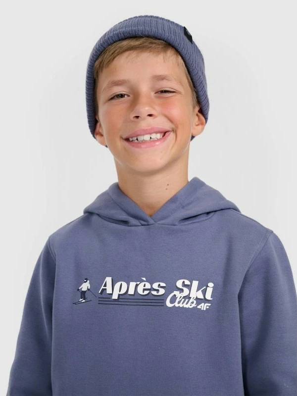 Duks me kapuç për djem 4F, gri