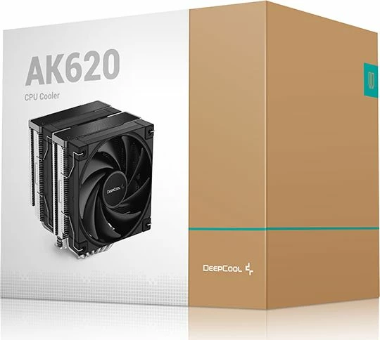 Ftohës CPU Deepcool AK620 R-AK620-BKNNMT-G 2x120mm 260W i zi