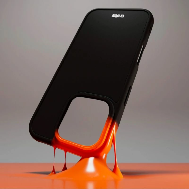 Mbështjellëse telefoni SBS Full Active D3O për iPhone 16 Pro Max, e zezë