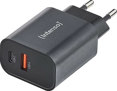 Adapter rryme Intenso W30AC, 30W, USB-C + USB-A, i zi