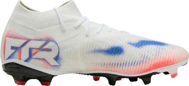 Atlete futbolli Puma për meshkuj, të bardha-portokalli