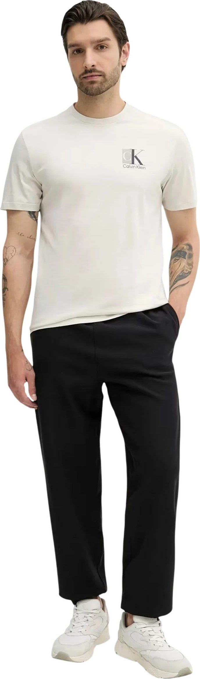 Pantallona sportive për meshkuj Calvin Klein Jeans LV04RC279G, të zeza [Madhësia: L]