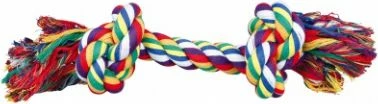 Lodër litar pambuku për qen Trixie 15 cm / 25 g, shumëngjyrëshe