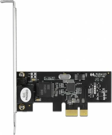 Kartë rrjeti DeLOCK PCI Express x1, 2.5 Gbit/s, RJ-45, e zezë