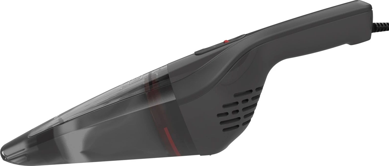 Fshesë me korrent për veturë Black&Decker NVB12AV 12V, 370ml, kabllo 5m, gri/kuqe