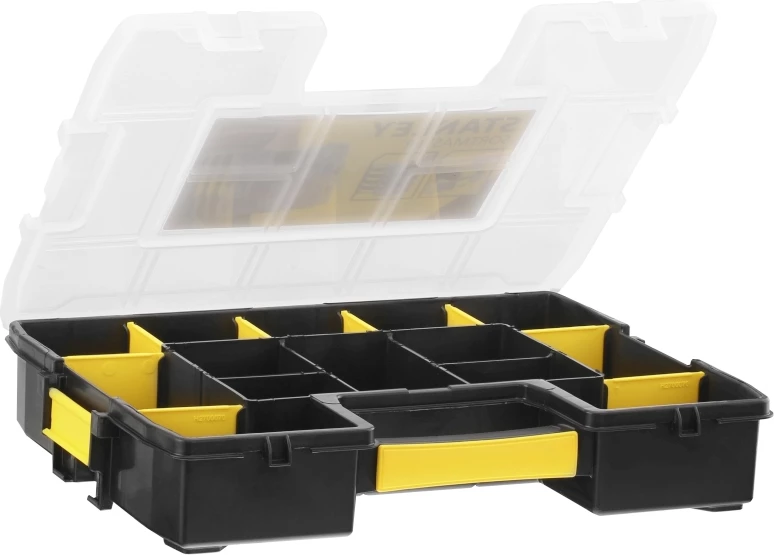 Organizator veglash Stanley Sortmaster Junior 1-97-483 29.2×37.5×6.7 cm gri/verdhe