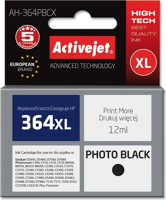 Ngjyrë zëvëndësuese Activejet AH-364PBCX për printer HP