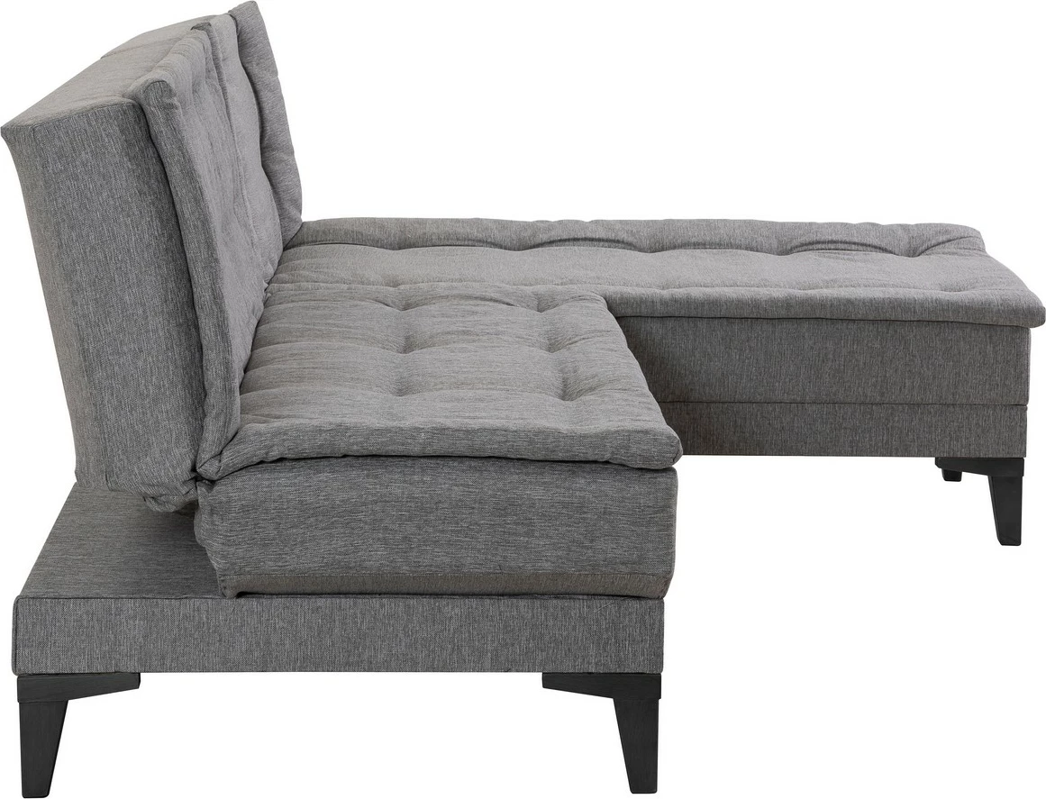 Kënd-sofë shtrat Atelier del Sofa, Santo-S, gri
