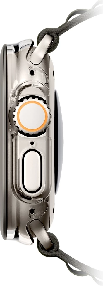 Mbështjellës UNIQ Voute për Apple Watch Ultra 49mm, xham i temperuar, argjend