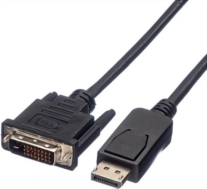Kabllo DisplayPort në DVI-D VALUE DP-DVILSOH15M, 1.5 m, 1080p 60Hz, e zezë