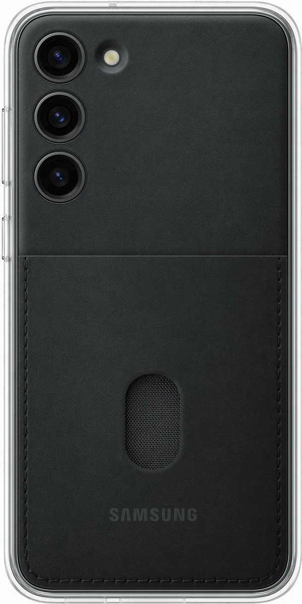 Mbështjellës Samsung Frame Cover për Samsung Galaxy S23+, EF-MS916CBEGWW, me xhep për kartelë, i zi