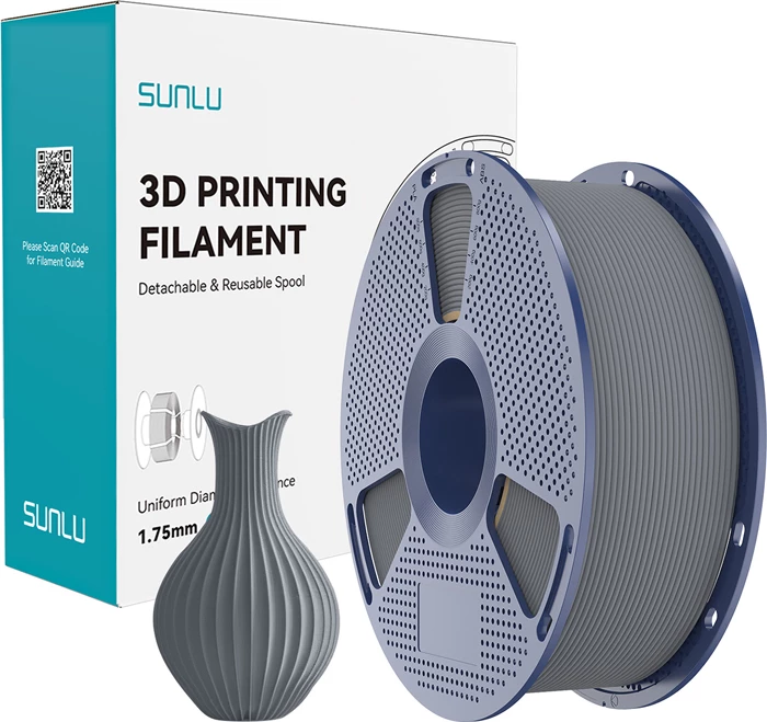 Filament PLA Sunlu PLA Classic 1.75mm 1kg, gri