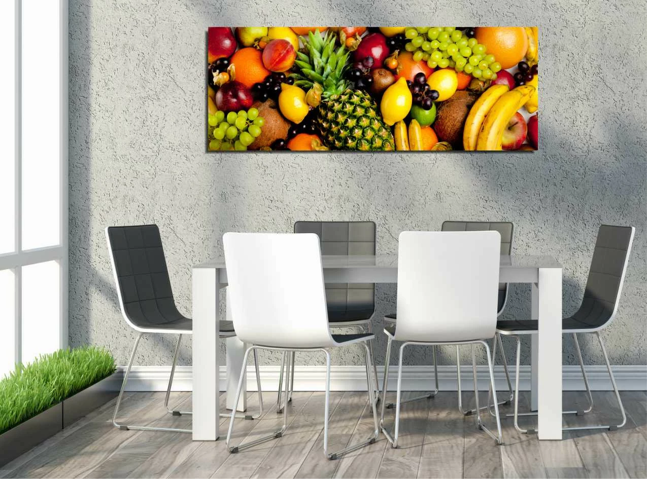 Pikturë dekorative në kanavacë, shumëngjyrëshe, Wallity PC148, 30x80cm