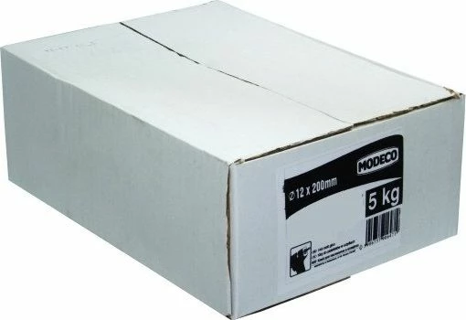 Shkopinj ngjitësi Modeco PRO+ MN-97-993, 12 x 200 mm, 5 kg (250 copë), ngjyrë mjaltë
