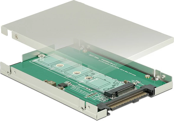 Adapter konvertues DeLOCK 62710, U.2 në M.2 NGFF për SSD 2280/2260/2242/2230