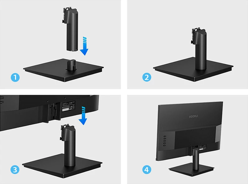 Monitor Koorui E2711K 27", Full HD 1920x1080, FreeSync Premium, 5 ms, i zi