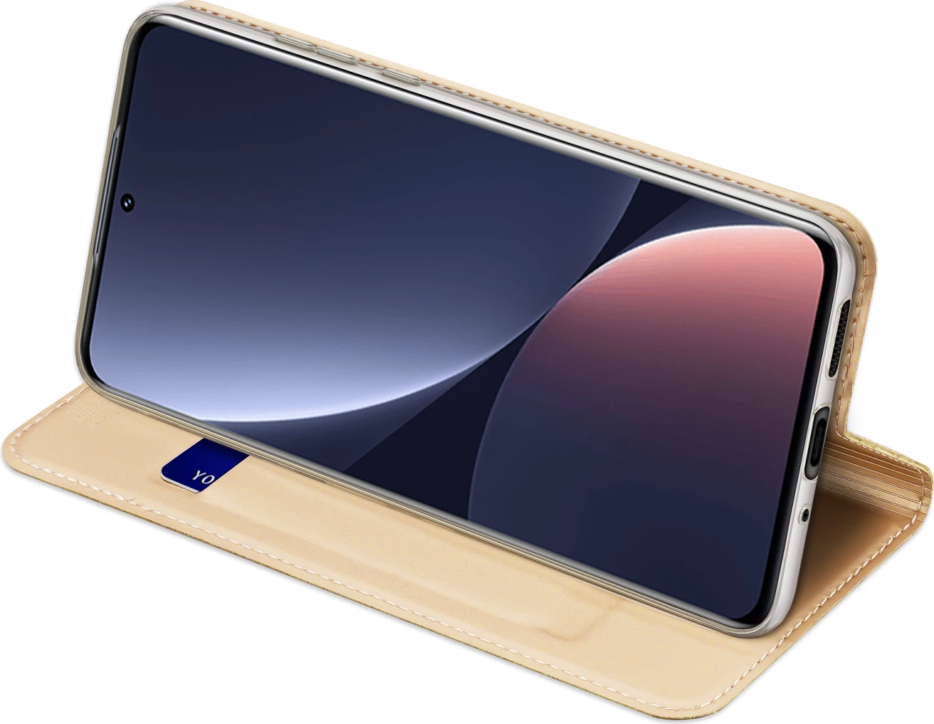 Mbështjellës Dux Ducis Skin Pro për Xiaomi 12 Pro, me kapak, Gold