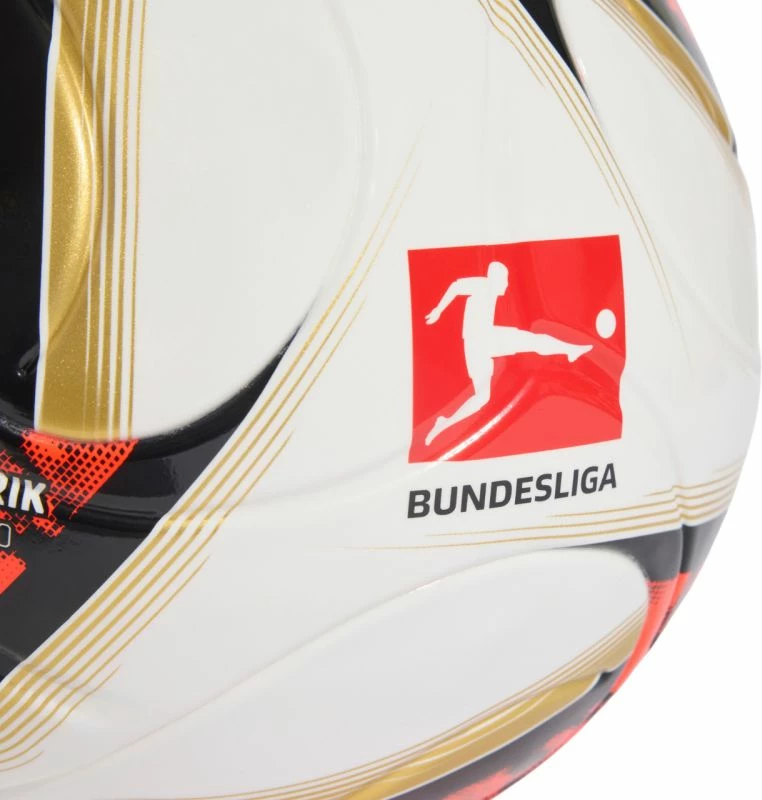 Top futbolli adidas Bundesliga 26/27 Torfabrik League J290, të bardhë-portokalli-ari [Madhësia: 4]