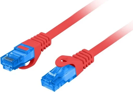 Kabllo rrjeti Lanberg CAT.6A S/FTP 0.5m e kuqe