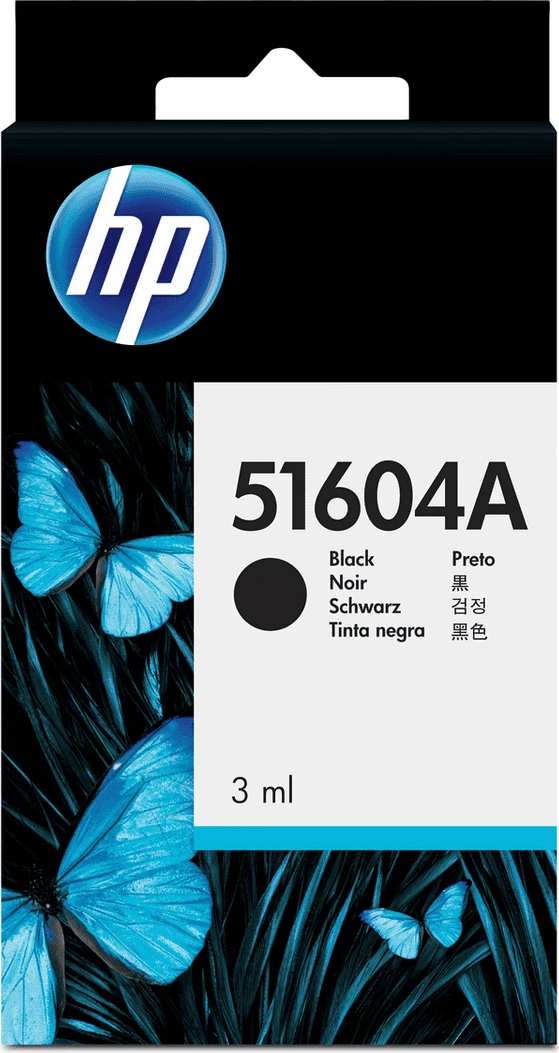 Bojë printeri, HP, 51604A, 3 ml, 500 faqe, e zezë
