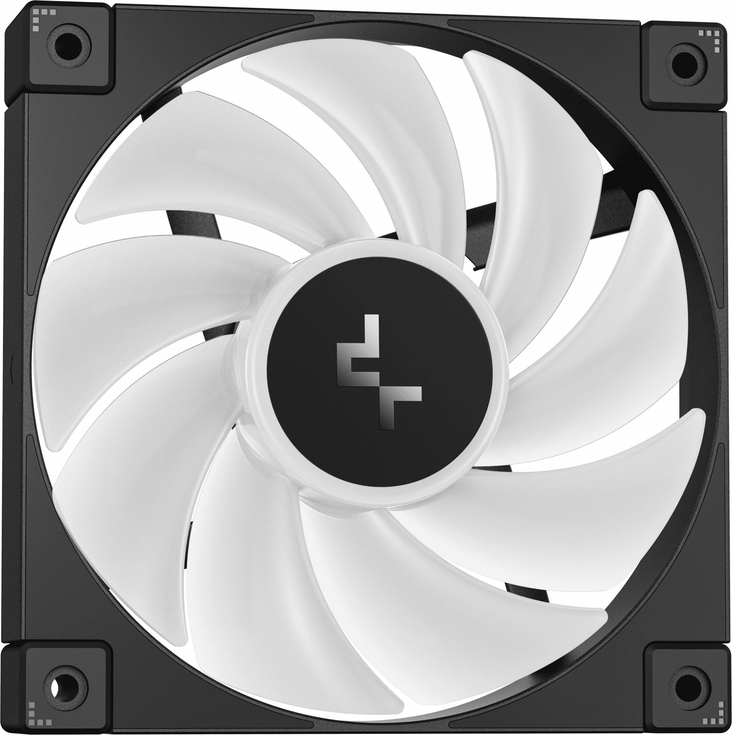 Ftohës me ujë AIO Deepcool LP240 (R-LP240-BKMSNC-G-1), radiator 240 mm, ARGB, ekran dot-matrix, i zi, set me 2 ventilatorë 120 mm