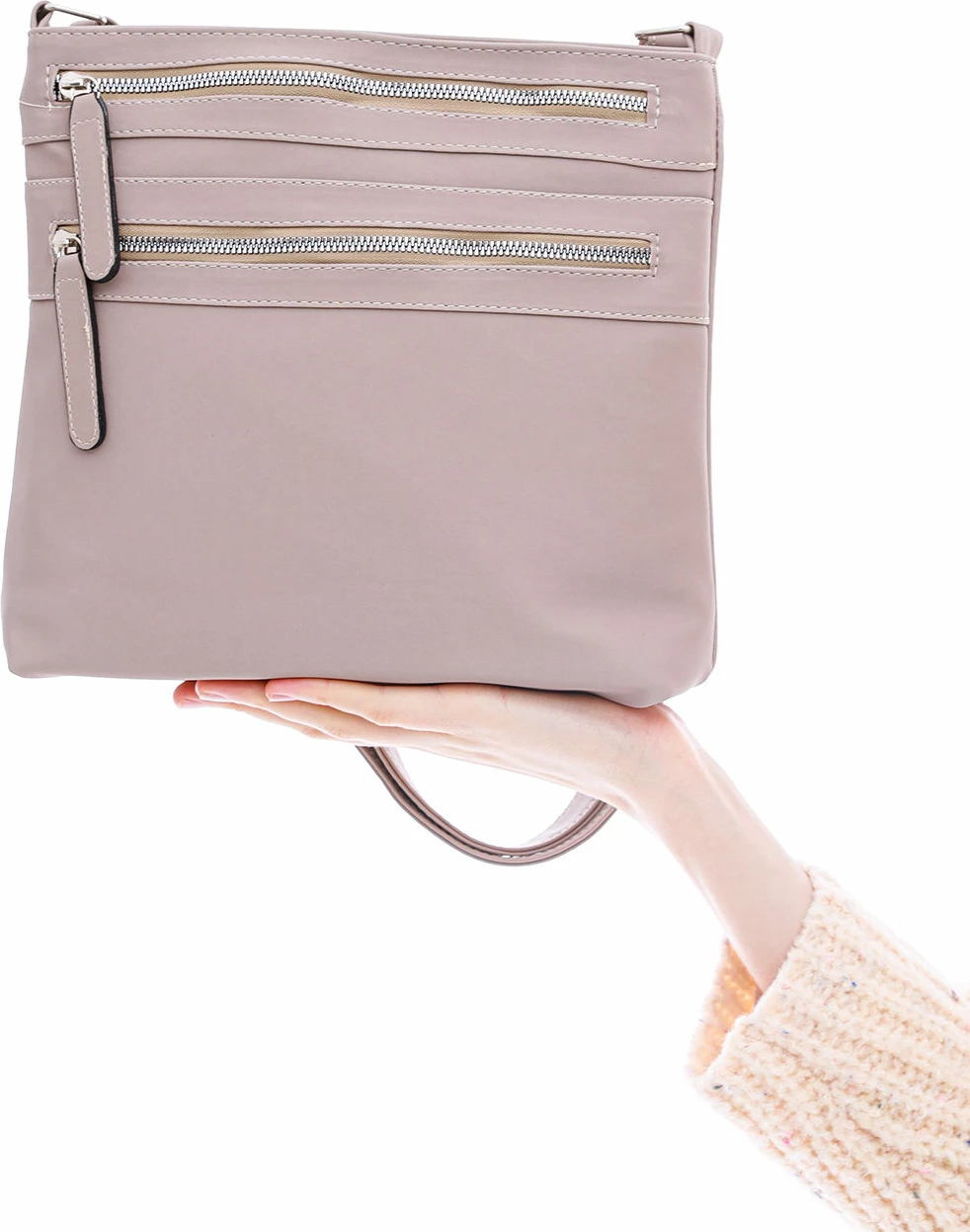 Çantë krahu, ngjyrë krem, Zoozie Bags, 21KT12-022