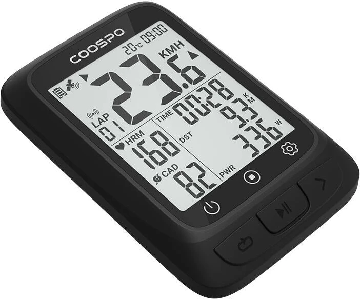Kompjuter biçiklete Coospo BC107, GPS & ANT+, i zi
