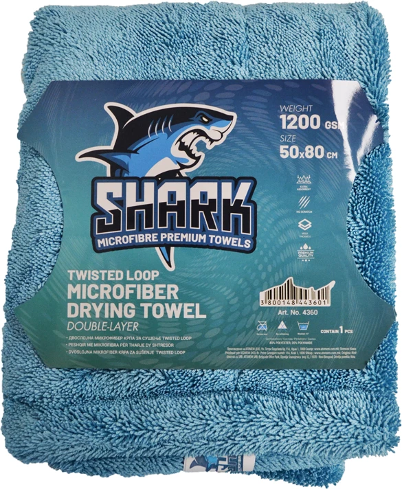 Shark Lecka Mikrofiber Per terje dyfish 1200 GSM 50x80 4360