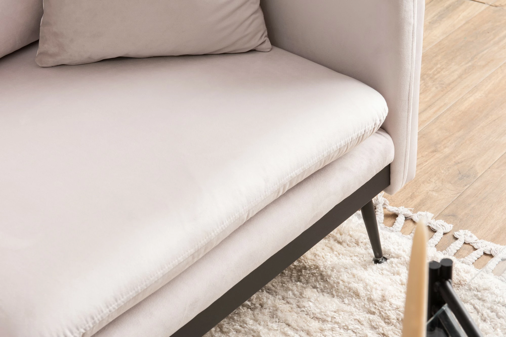 Këndsofa Atelier del Sofa, Reya, ngjyrë ecru