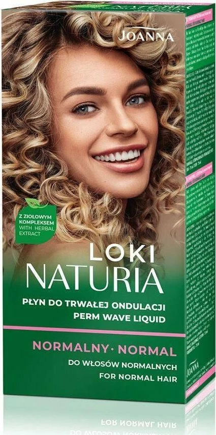 Solucion për ondulim permanent Joanna Naturia Loki Normal 2x75 ml