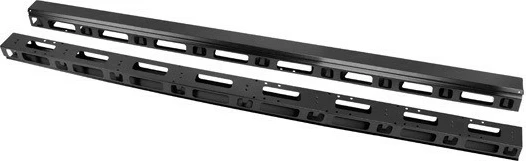 Set organizatorë kabllosh Lanberg AK-1210-B, 42U, për kabinete qëndrore, i zi, 2 copë