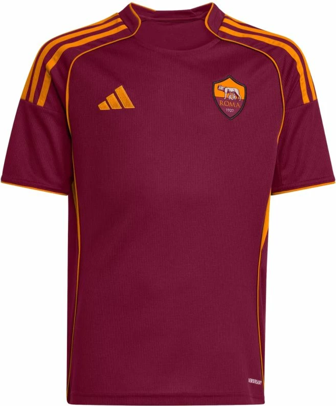 Fanellë futbolli për fëmijë adidas AS Roma, e kuqe