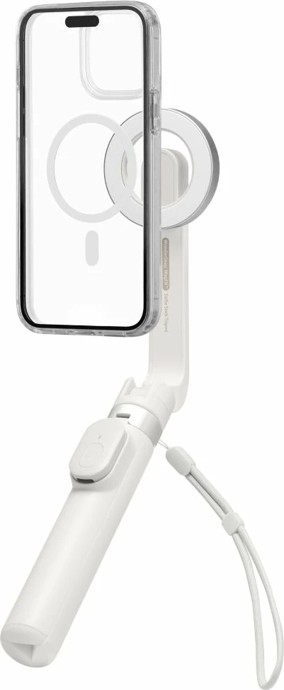 Selfie stick Spigen S571W me tripod, MagSafe, Bluetooth, bezhë