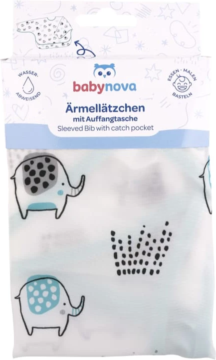 Përparëse me mëngë dhe xhep Babynova 