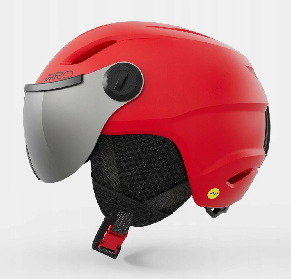 Helmetë dimri junior Giro Buzz MIPS, S (52-55.5 cm), e kuqe matte
