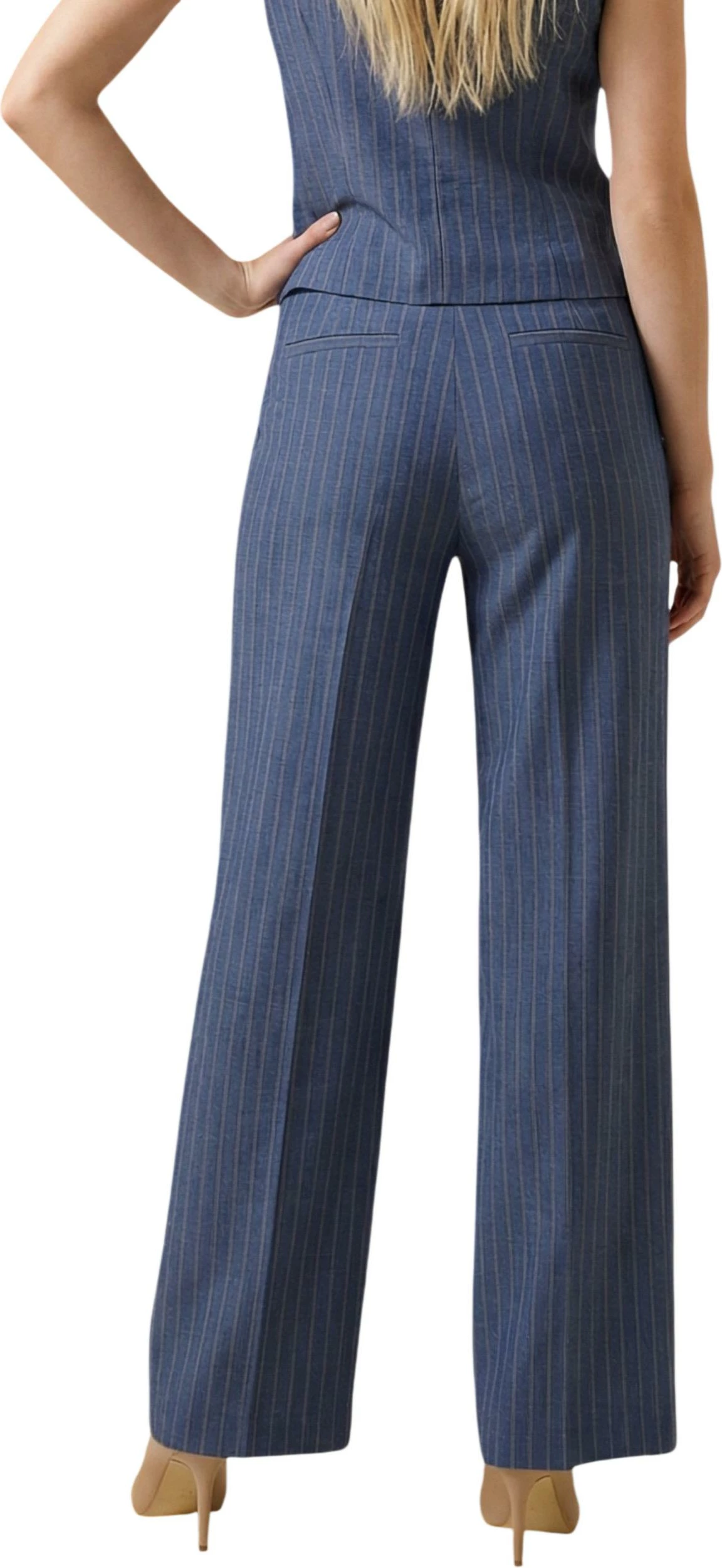 Pantallona I am Gessato 95108 për femra, blu denim [Madhësia: S]