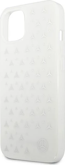 Mbështjellës Mercedes MEHCP13SESPWH për iPhone 13 mini 5.4", Stars Pattern, Bardhë