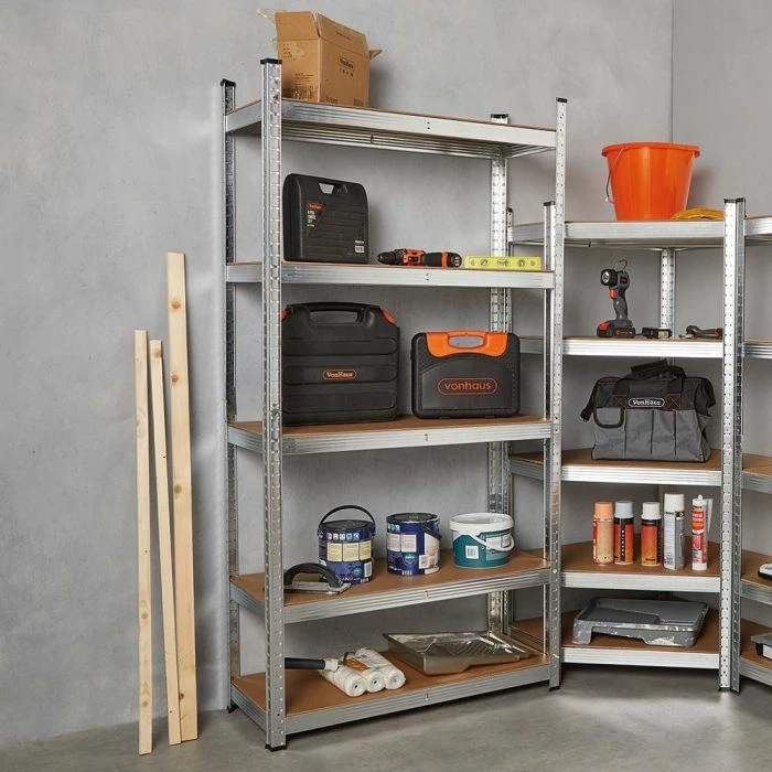 Raft magazinimi VONHAUS 3500224, 5-katësh, 1.5 m (1500x700x300 mm), 175 kg/raft, galvanizuar