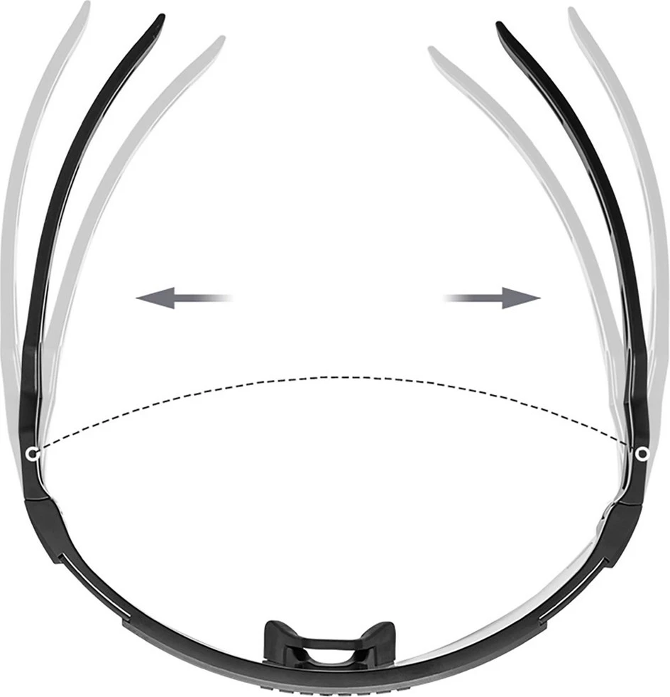 Syze çiklizmi Rockbros 14110023003 me lente foto-kromatike, insert korrigjues, të bardha