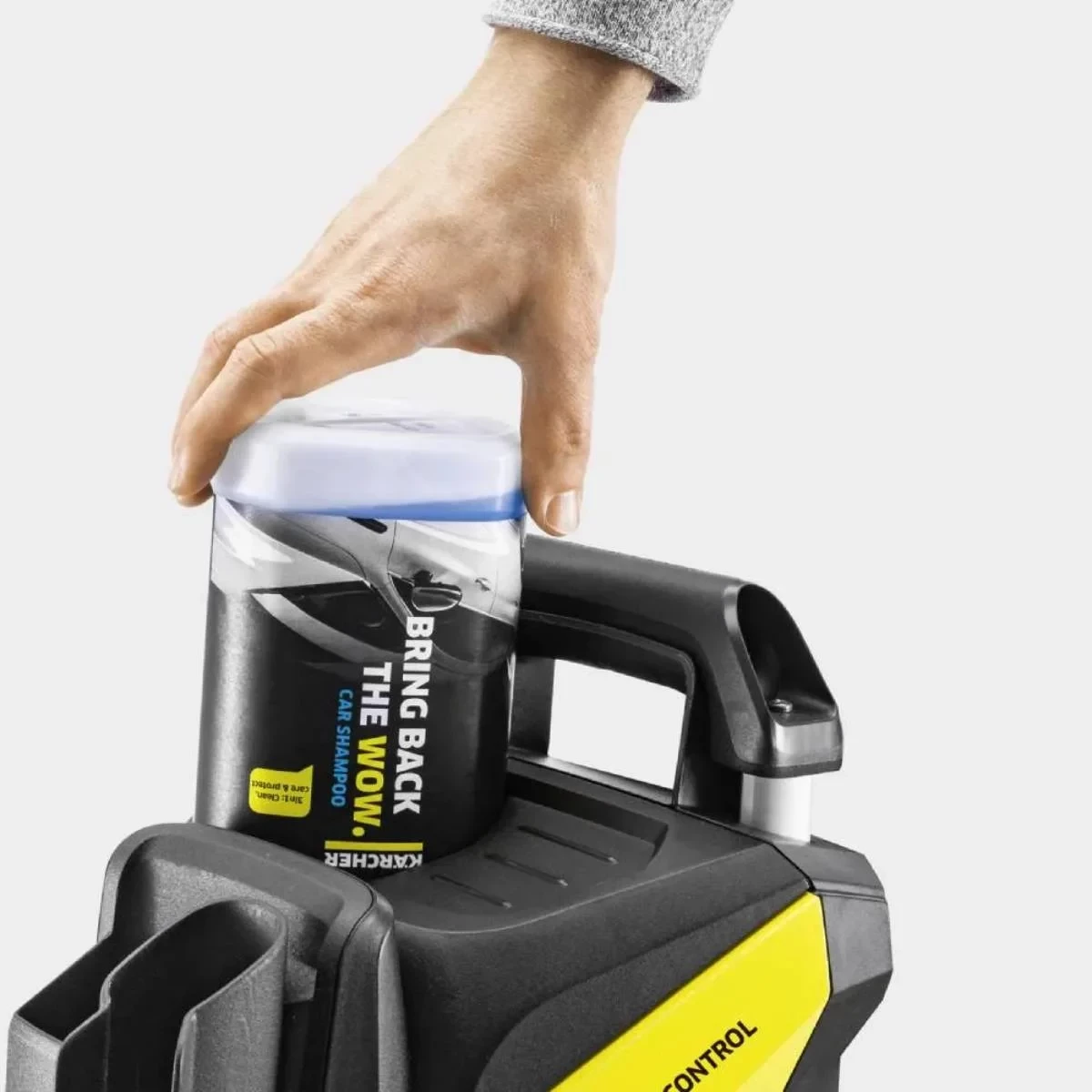 Pastrues me presion të lartë, Karcher, K 5 Power Control Home & Brush (1.324-709.0), 145 bar 500 l/h 2.1 kW, zorrë 10 m, e zezë, set Home & Brush 8