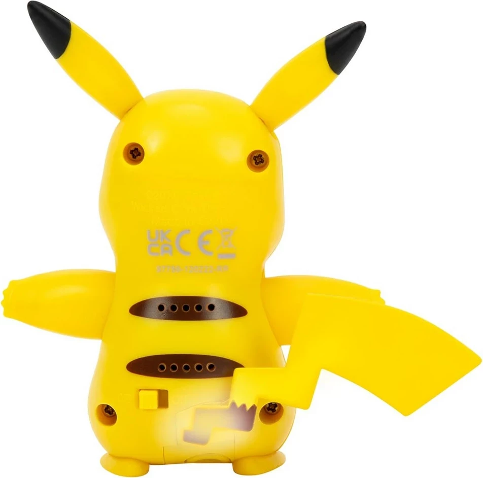 Figurë lodër Pokémon Jazwares My Partner Pikachu, elektronike, me drita dhe tinguj, e verdhë