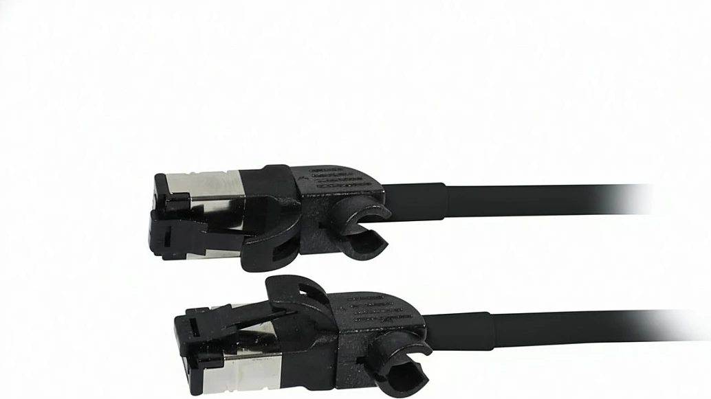 Kablë rrjeti Synergy21 Patch RJ45 CAT6A 3m, S/FTP, slim 4.5mm, 500MHz, e zezë